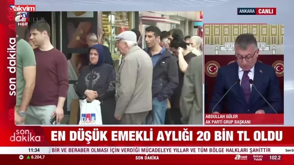 En düşük emekli maaşı 20 bin TL oldu!