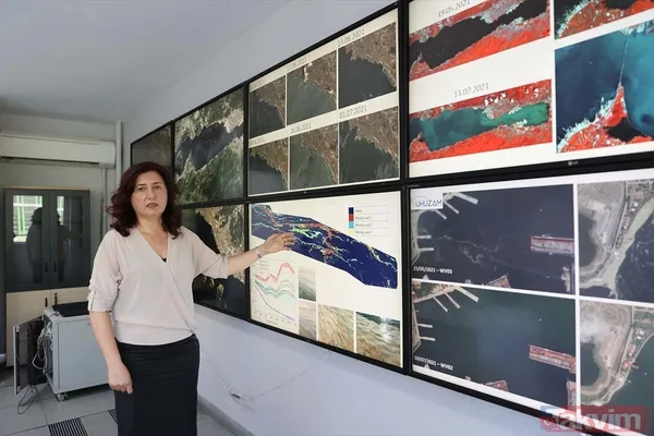 SON DAKİKA: Marmara Denizi'ndeki müsilajın (deniz salyası) son durumu İTÜ UHUZAM uyduları tarafından görüntülendi - 1