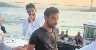 Şevval Şahinin eski sevgilisi Yiğit Marcus Araldan olay hareket! Kerem Kamışlıyı denize attı