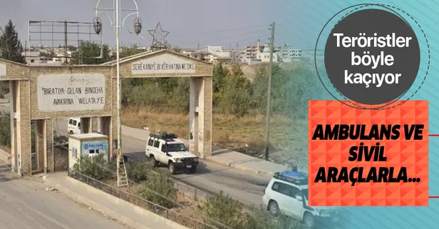 Teröristler Rasulayn'dan ambulanslar ve sivil araçlarla kaçıyor