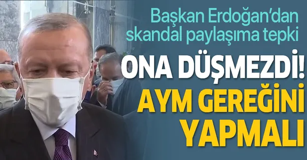 Son dakika: Başkan Erdoğan'dan AYM üyesi Yıldırım'a tepki: Ona düşmezdi