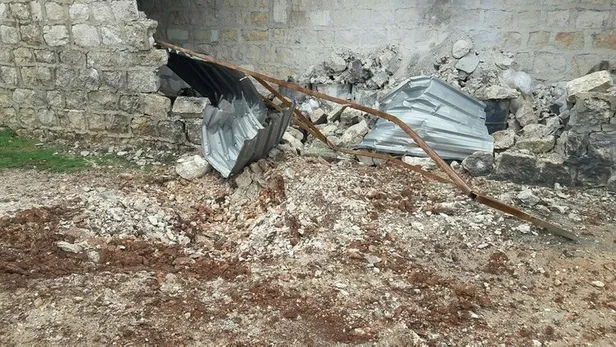 Afrin'de YPG'nin sözde karargahları böyle imha ediliyor-3
