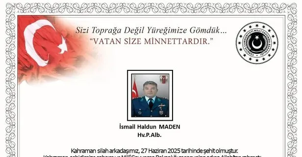 Libya'dan acı haber! Libya'da görev yapan Albay kalp krizi sonucu şehit oldu