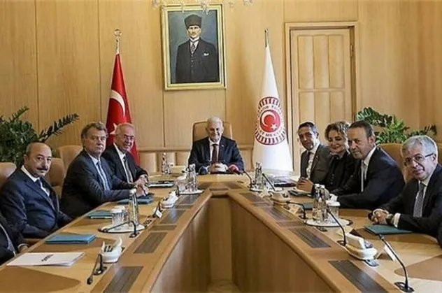 TÜSİAD Binali Yıldırım'ı ziyaret etti