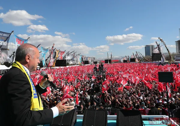 Cumhur İttifakı Ankara miting alanı saatler öncesinden doldu taştı - 14