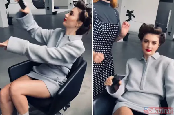 Burcu Özberk ‘Benim gözümden’ dedi ne var ne yok bir araya getirdi paylaştı! Önce bornozuyla sonra ise sütyensiz giydiği ceketiyle... - 4