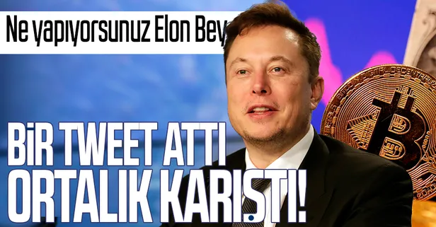 Son dakika: Elon Musk kripto para piyasasında ortalığı karıştırdı! Bir tweet attı Bitcoin düştü!