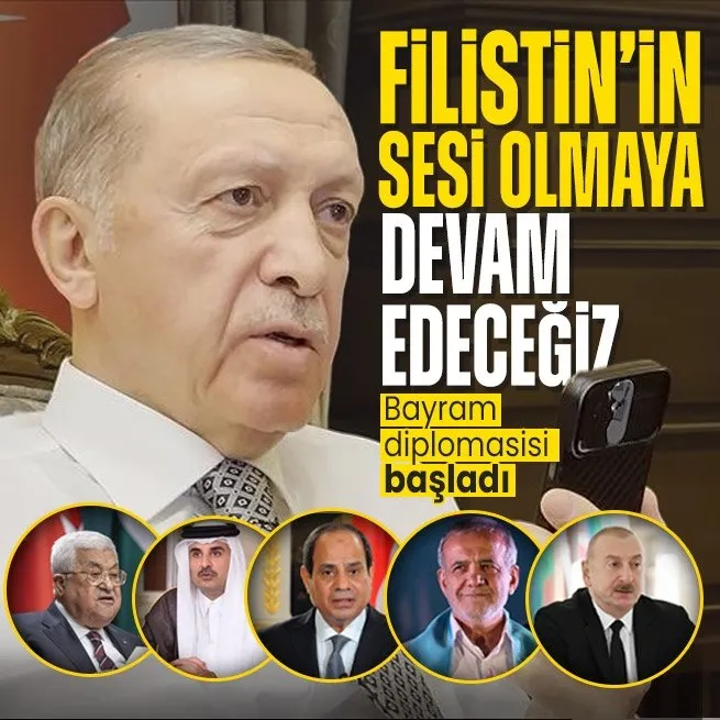 Başkan Erdoğan’dan bayram diplomasisi: Katar Emiri Al Sani, Filistin Devlet Başkanı Mahmud Abbas, Mısır Cumhurbaşkanı Sisi, Azerbaycan Cumhurbaşkanı İlham Aliyev...