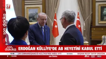Başkan Erdoğan ile Kallas bir araya geldi