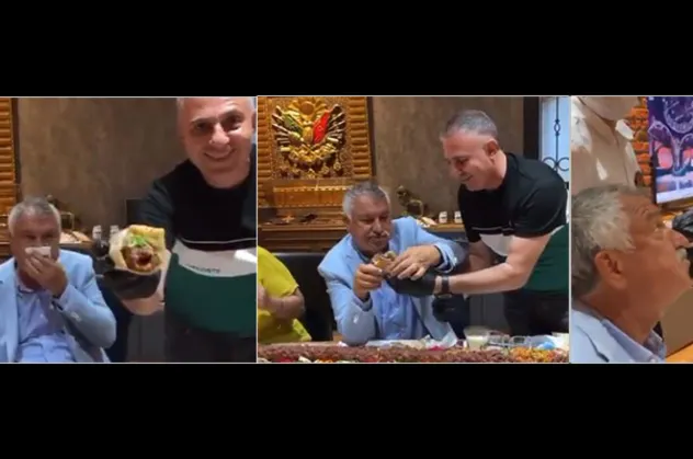 Türkiye yanarken Adana Büyükşehir Belediye Başkanı Zeydan Karalar kaburga ziyafetinde!