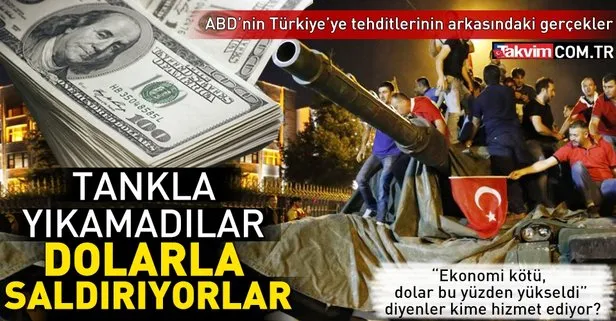 Tankla yıkamadılar dolarla saldırıyorlar