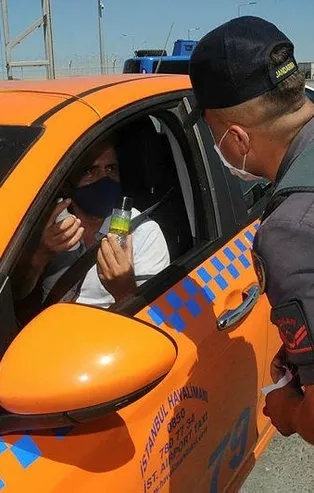 Son dakika: İstanbul Havalimanı'nda Kovid-19 denetimi! Araçlar tek tek durduruldu