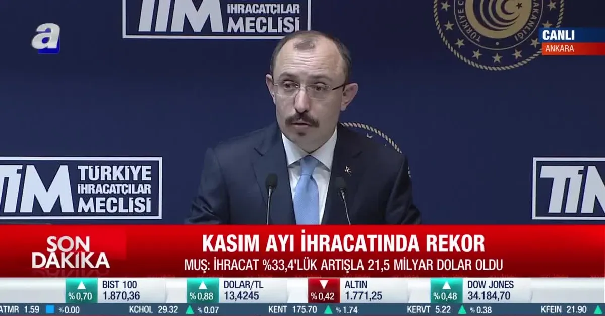 Kasım ayı ihracatında rekor kırıldı