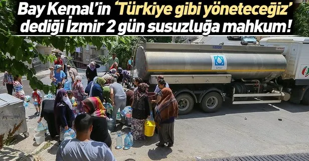 İzmir yine susuzluğa mahkum! 36 saat boyunca kesik...