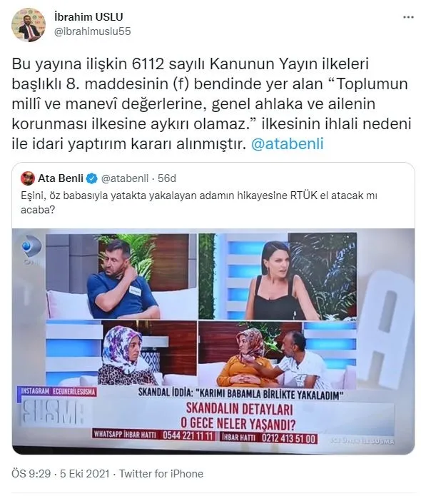 ece-uner-ile-susma-programinda-yasanan-karimi-babamla-birlikte-yakaladim-skandalina-karsi-rtukten-yaptirim-karari-1633461585568.jpg Ece Üner ile Susma programında yaşanan "Karımı babamla birlikte yakaladım" skandalına karşı RTÜK'ten yaptırım kararı!-4