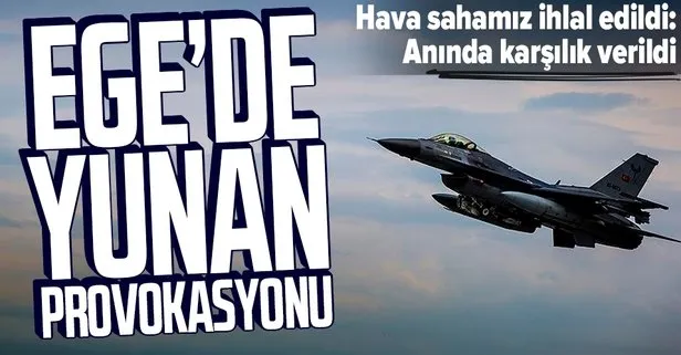 Yunanistan’dan Ege’de provokatif uçuş! Hava sahası defalarca ihlal edildi: Türkiye’den karşılık geldi