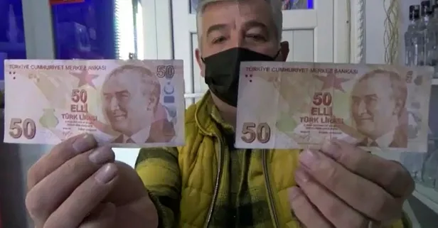 Dikkat! Cebinizde servet taşıyor olabilirsiniz! 50 TL’nin sağ üst köşesindeki…