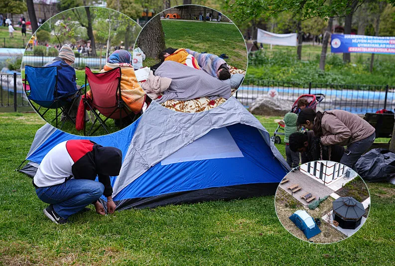 Park ve bahçelerde gece nöbeti!