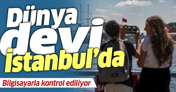 Dünyanın en büyük yelkenli kruvaziyer gemilerinden biri İstanbul'a demirledi
