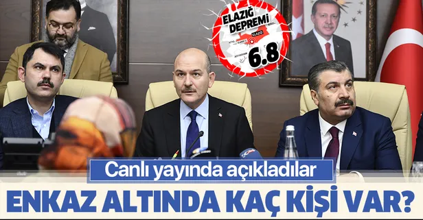 Son dakika: Elazığ Sivrice merkezli 6.8'lik deprem sonrası Bakan Soylu, Kurum ve Koca'dan açıklama! İşte bölgeden son durum