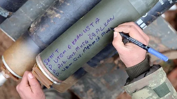 O mermi Afrin'deki teröristlerin tepesine indi-4