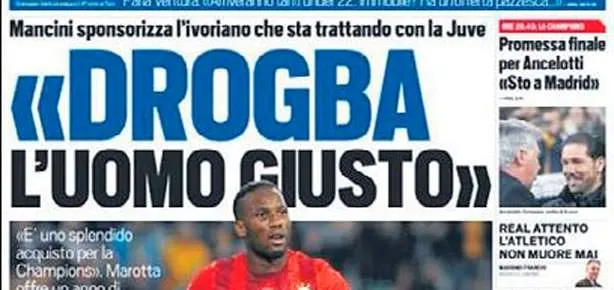 Juve Drogba’yı alsın