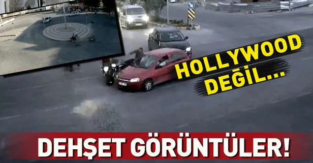 Dehşet görüntüler! Hollywood değil...