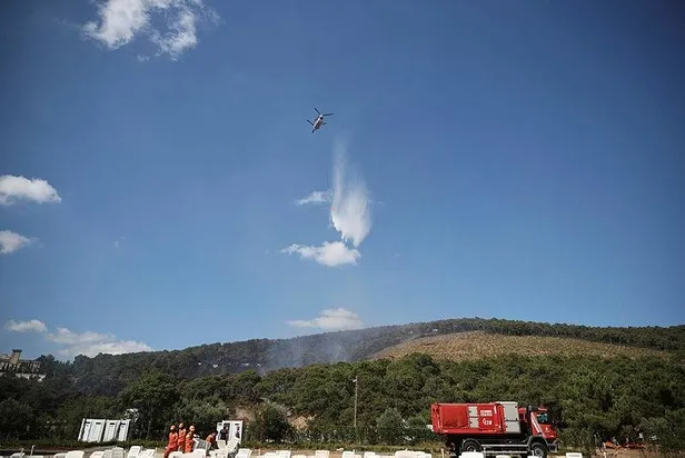 Heybeliada'daki orman yangını kontrol altına alındı! Valilikten son dakika açıklaması-2