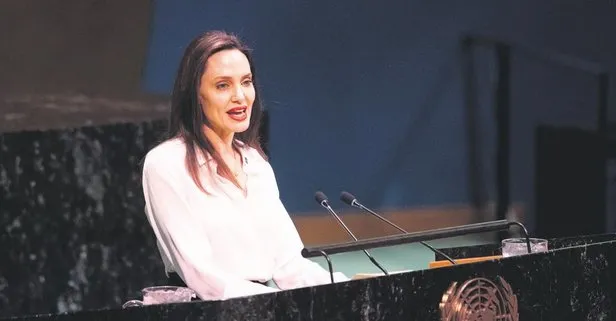 ABD’li oyuncu ve BM Mülteciler Yüksek Komiserliği İyi Niyet Elçisi Angelina Jolie’den BM Genel Kurulu’nda önemli çağrı