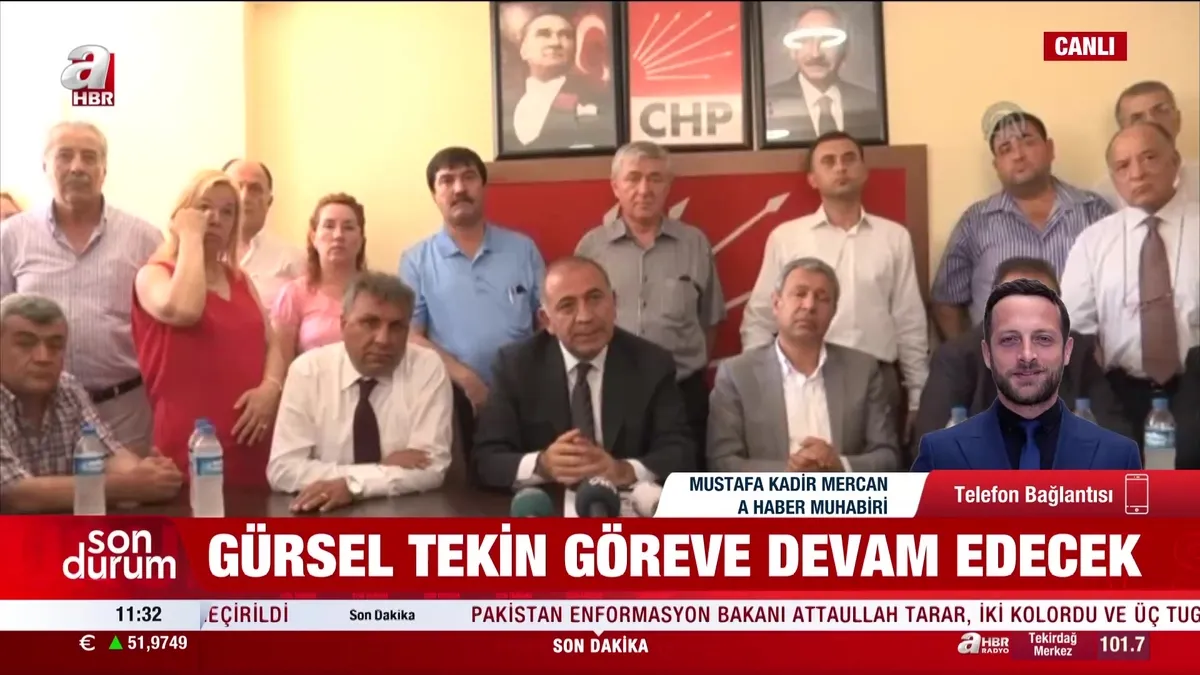Gürsel Tekin göreve devam edecek