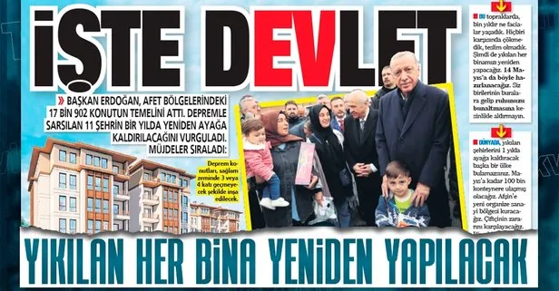 Başkan Erdoğan deprem bölgesinde kalıcı konutların temelini attı