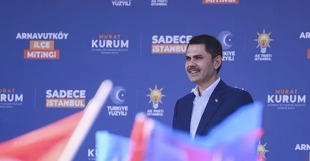 Cumhur İttifakı'nın İBB Başkan adayı Murat Kurum'dan Arnavutköy ilçe mitinginde flaş açıklamalar