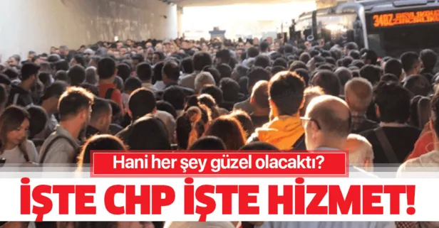 Altunizade metrobüs durağından sonra Zincirlikuyu'da da metrobüs kuyruğu!