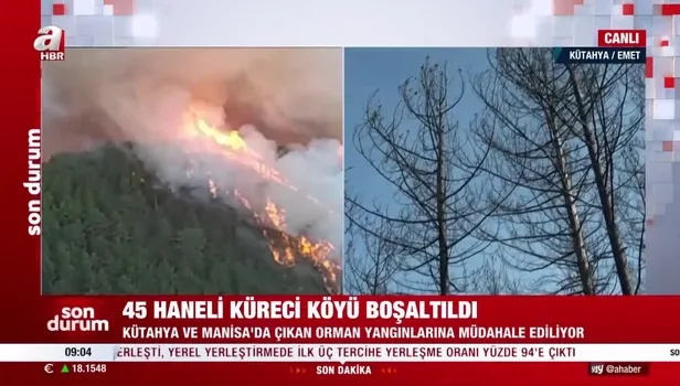 Kütahya'da orman yangını! Emet'te son durum ne? Valilikten kritik açıklamalar sonrası Küreci köyü boşaltıldı!