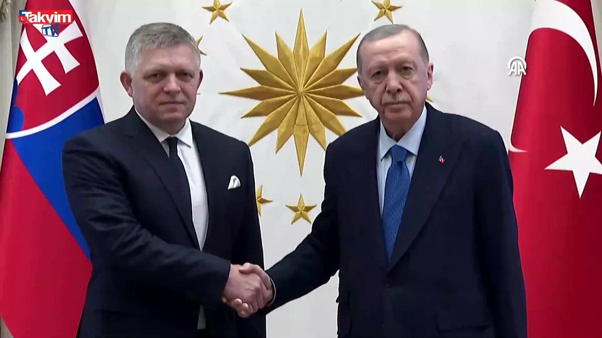 Başkan Erdoğan Slovakya Başbakanı Fico’yu kabul etti!