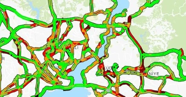 İstanbul’da trafik çilesi! Haftanın ilk iş gününde trafik yüzde 60’ı gördü