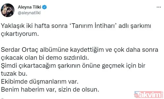 'Hepinizi Allah'a şikayet ettim' Aleyna bildiğiniz gibi... - 5