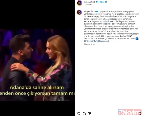 Bir paylaşım yaptı Hadise'yi yerden yere vurdu "Sahte sanatçı şovmen hiçbir şeyine ihtiyacım yok" O isim açtı ağzını yumdu gözünü - 7
