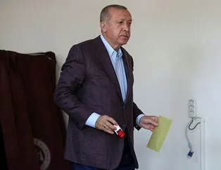 Başkan Erdoğan oyunu Üsküdar’da kullandı