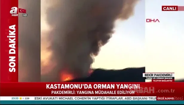 Kastamonu'daki yangın, kontrol altına alındı