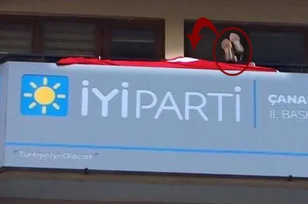 İyi Parti İl Başkanlığı'nda çılgına çeviren kare!