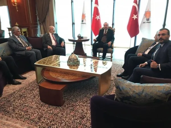 Cumhurbaşkanı Erdoğan, Karamollaoğlu ile görüştü-3