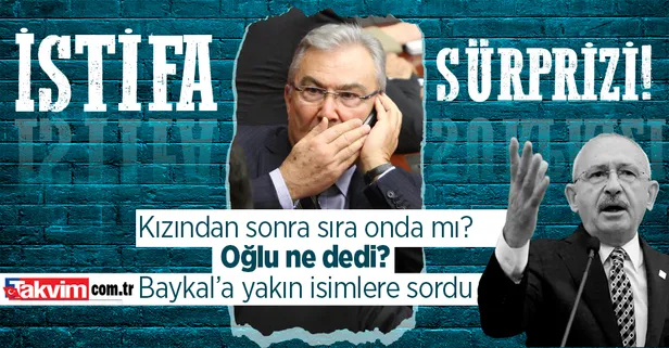 Deniz Baykal CHP'den istifa mı ediyor? Baykal'a yakın isimlere sorduk
