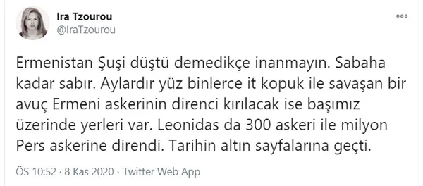 Firari Sevan Nişanyan’ın eşi Ira Tzourou Azerbaycan'ı hedef aldı-5