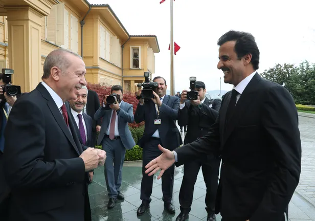 Son dakika: Başkan Erdoğan ile Katar Emiri Al Sani arasında krtitik görüşme-2
