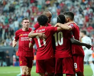 UEFA Süper Kupa Liverpool'un Liverpool 5 - Chelsea 4 Maç