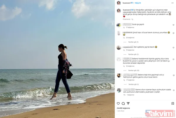 Buse Varol "Hayatımın en kötü tatili" dedi itiraf etti! Eşi Alişan'ın ailesiyle sorun yaşadığı iddia edilen Buse son haliyle... - 9