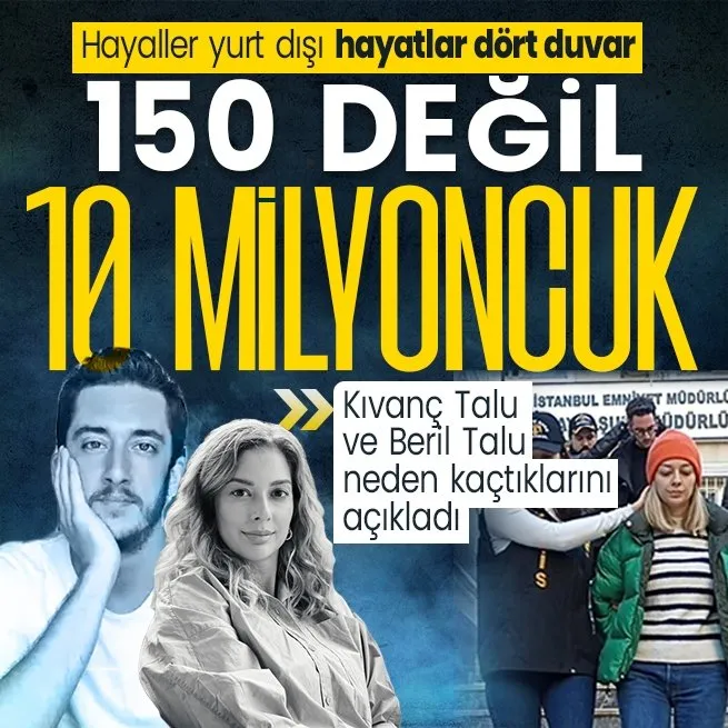 150 milyonluk vurgun yapıp yurt dışına kaçan sosyal medya fenomeni Kıvanç Talu ve eşi Beril Talu tutuklandı!