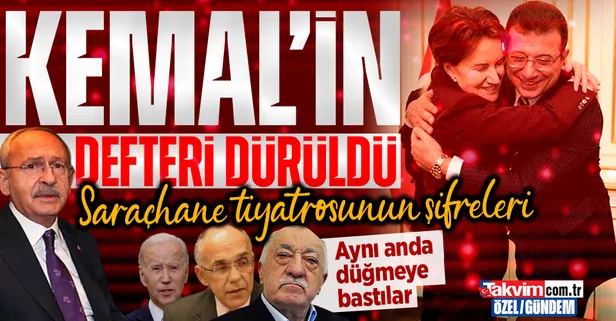 Dünden bugüne İmamoğlu-Akşener ikilisinin Saraçhane tiyatrosu! Asıl hedef Kılıçdaroğlu: ABD, Almanya, CIA, FETÖ aynı anda düğmeye bastı