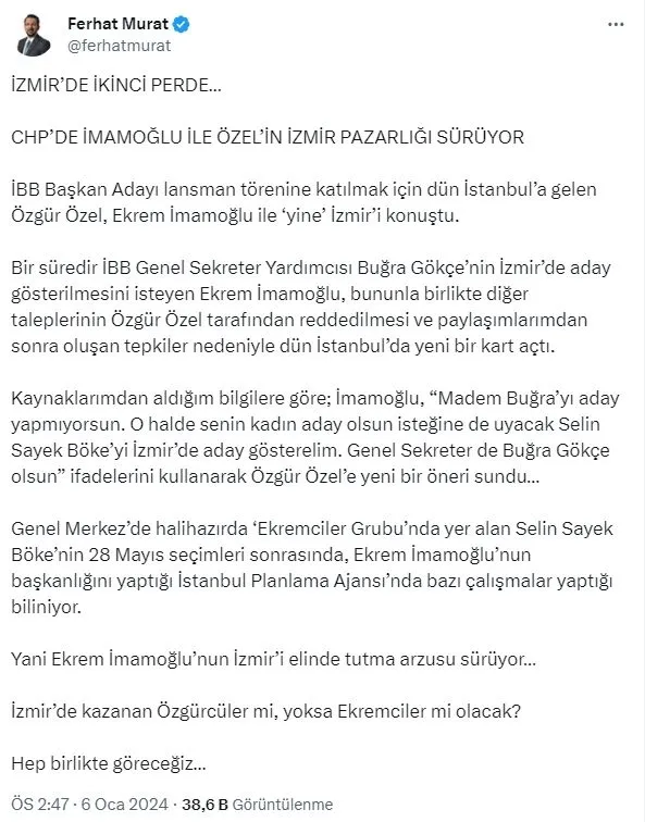 izmir-kavgasinda-yeni-perde-ekrem-imamoglu-dayatiyor-ozgur-ozel-direniyor-yeni-isim-selim-sayek-boke-mi-1704549720492.jpg Son dakika: Kendi adaylığını açıklarken Kemal Kılıçdaroğlu'nun adını bile anmadı! Kılıçdaroğlu cephesinden İmamoğlu'na: Dalgınlık değil kasıt-5